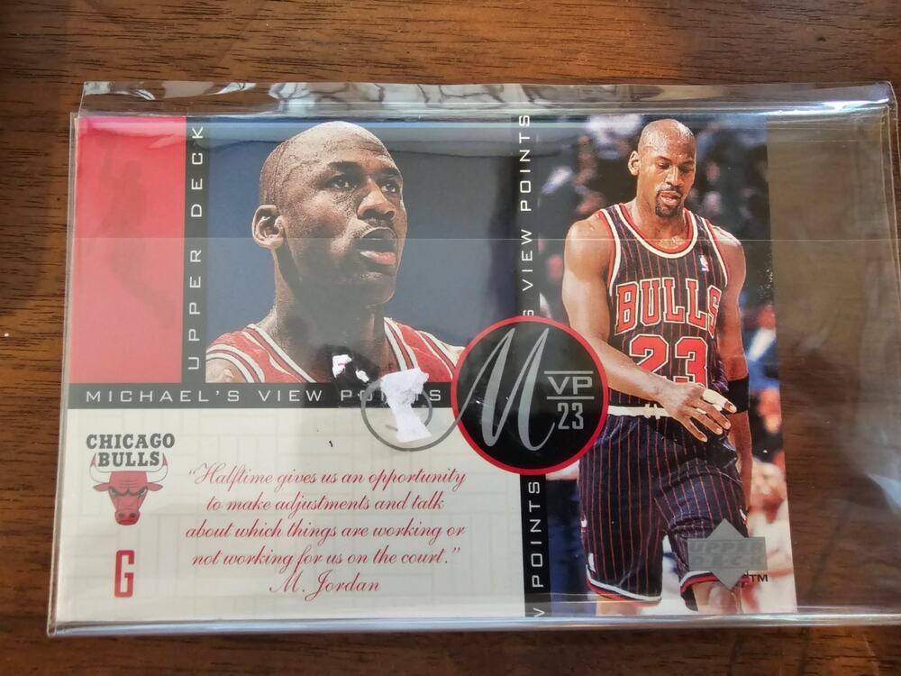 Michael Jordan 1997 Upper Deck #VP6 - View Points - NBA - Jumbo